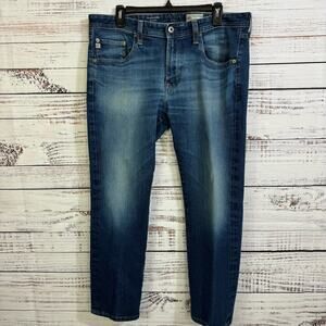 AG Adriana Goldschmied The Matchbox Slim straight Denim 360 size 34 jeans